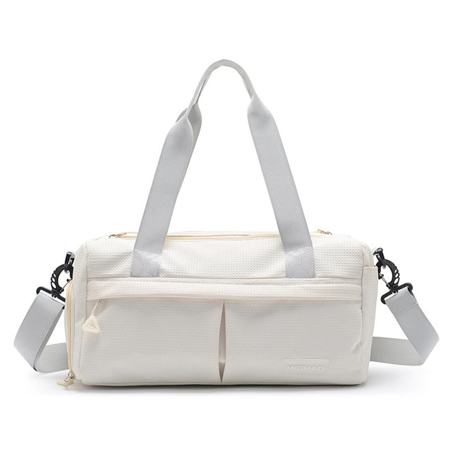 Summer New Small Gym Bag Women's Dry and Wet Separate Shoulder Bag Sports Bag Yoga Bag Shoe Bin Luggage Bag Printed logo