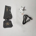Black holster+belt+stars