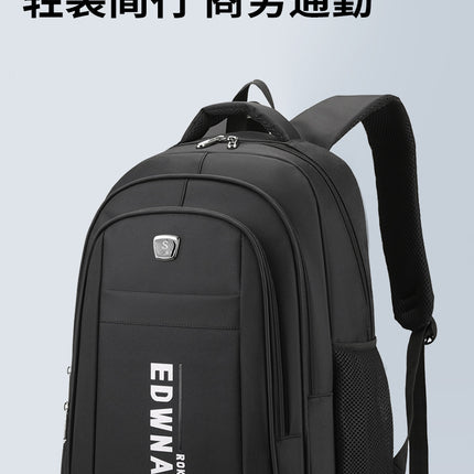 Foreign trade business backpack Oxford cloth men's and women's new computer backpack outdoor junior high school student travel schoolbag