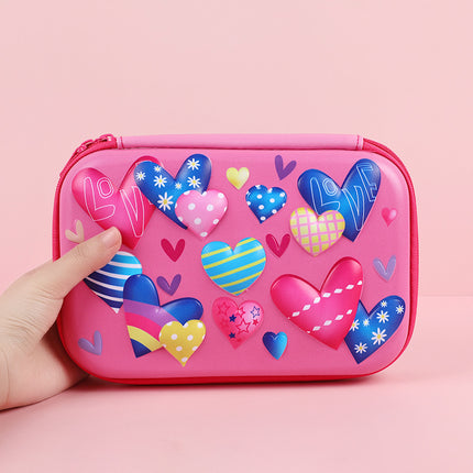 Eva Pencil Box 3D Stereo Large-Capacity Kidsren's Pencil Bag Multi-Functional Student Stationery Popular Pencil Box Waterproof