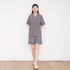 Grey (split cotton and linen) / M