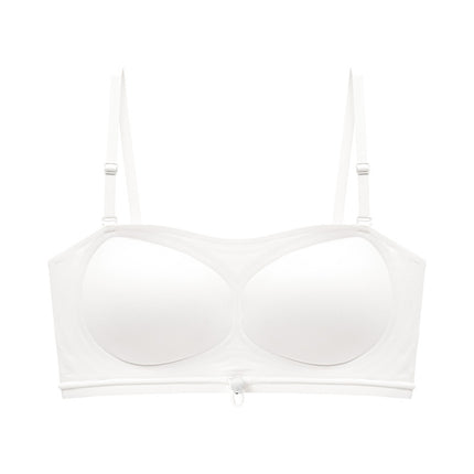 Strapless Bra for Women, Push-Up, Non-Slip, Small Breasts, Large Support, Anti-Exposure, Invisible, Traceless Tube Top, Beautiful Back Bra