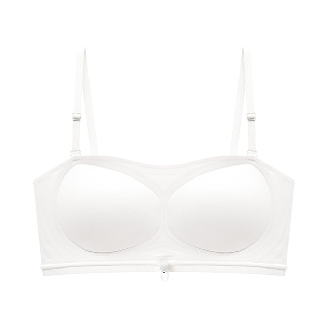 Strapless Bra for Women, Push-Up, Non-Slip, Small Breasts, Large Support, Anti-Exposure, Invisible, Traceless Tube Top, Beautiful Back Bra
