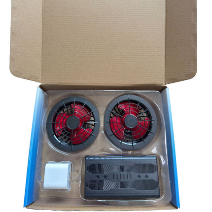 【Air-Conditioned Clothing Kit Accessories】 Fan, Clothing, Charger, Practical Gift Set, Workwear