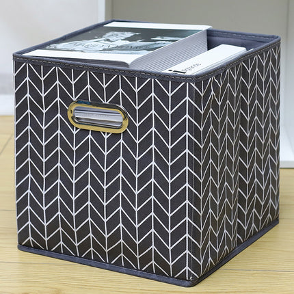 Amazon Lidless Storage Box Fabric Storage Box Foldable Large Drawer Storage Box Toy Storage Box