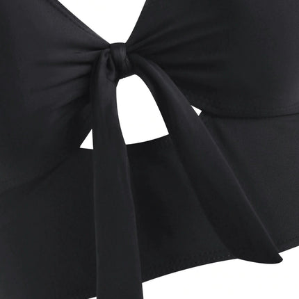 2023 bikini swimsuit women's European and American sexy bow AliExpress cross-border bikini swimsuit