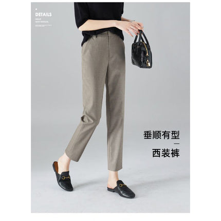 Counter quality commuter pipe pants women's suit pants 2025 spring and summer new all-match straight casual pants for children