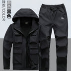 Black velvet suit [622] / Size 165 [recommended 45-55kg ]
