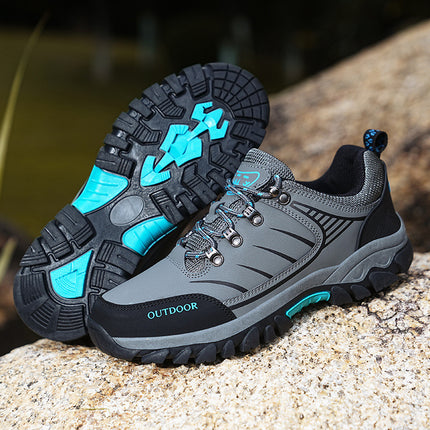 Cross-Border Recommendation for Autumn and Winter Men's Low-Top Outdoor Mountaineering and Hiking Sports Shoes, Men's Non-Slip and Wear-Resistant Work Boots