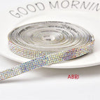 2 rows of diamonds 0.4cm / Ab color