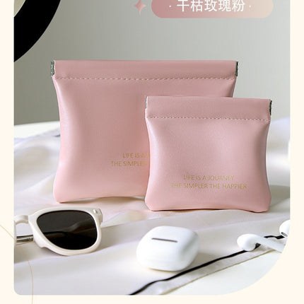 Automatic Closing Tight-Mouthed Earphone Data Cable Portable Charger Power Bank Shrapnel Portable