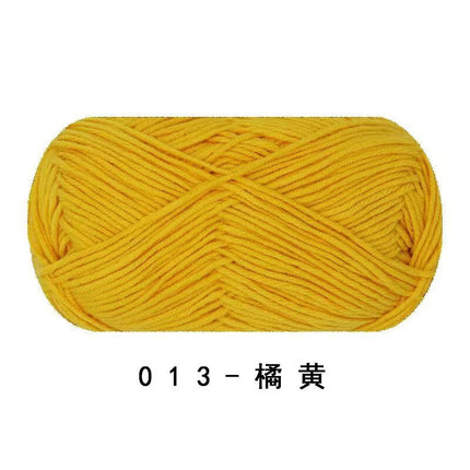 Ruyi Bird Four-Strand Combed Milk Cotton Wool Ball DIY Handmade Crochet Thin Thread Doll Wholesale Wool Ball