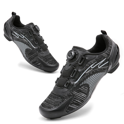 Cross-border trade breathable bicycle shoes cycling shoes men and women road bike lock shoes mountain bike booster shoes wholesale