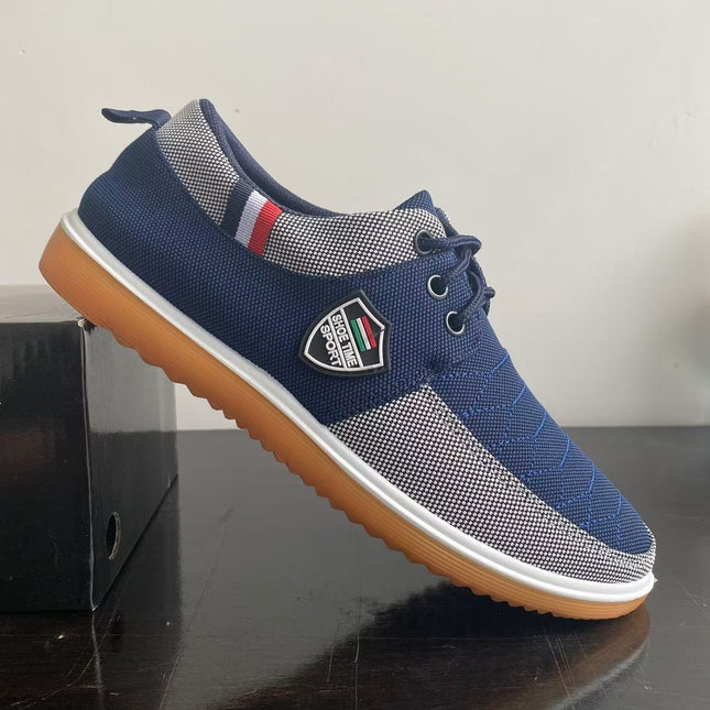 Breathable and Wear-Resistant Work Shoes, New Autumn Running Shoes, Lightweight Rubber Sole, Versatile Cloth Shoes for Drivers, Men's Shoes