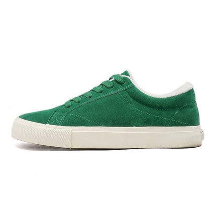 Autumn and Winter Fleece-Lined Warm Canvas Shoes, Men's Cotton Shoes, Casual Men's Shoes, Student Skate Shoes, Canvas Shoes with Fleece Lining