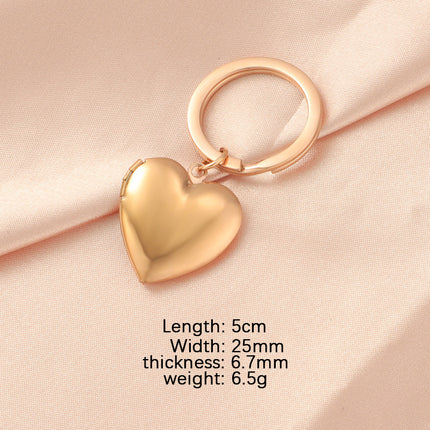 316L Mirror Stainless Steel Various Style Photo Box Pendant DIY Open Photo Photo Frame Pendant Keychain