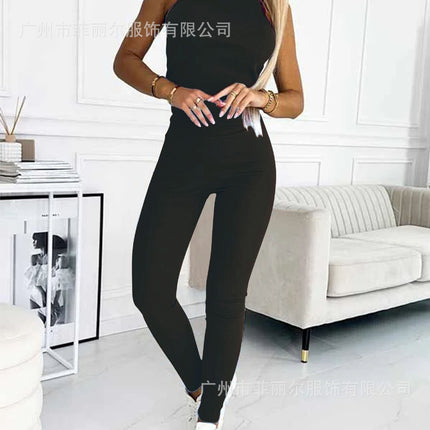 Amazon Hot Products Women's Sports Casual Hooded Sweater Thickened Thread Slim Vest Pants Three-Piece Set