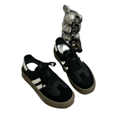 6288 German Training Shoes Couple's Spring 2024 Waterproof Low-top Thick-soled Korean Style All-match Comfortable Sports Casual Shoes