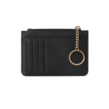 New zipper ladies coin purse Korean mini keychain small wallet multi-card card holder card bag manufacturers wholesale
