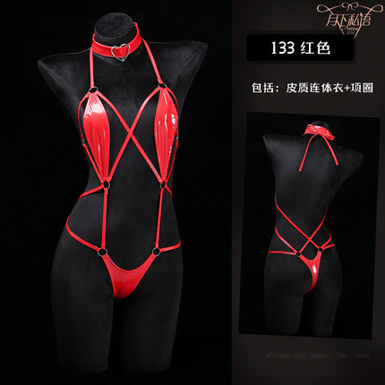 The month whispers sexy underwear dead water conjoined fishing system binding suit open crotch fun wholesale 133