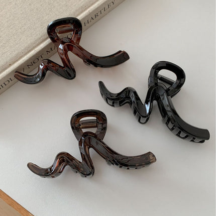 Amber large hair clip large volume new high-grade hair clip hair grip headdress back head shark clip 13.5cm