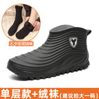 [with thick velvet socks] black-sneaker size / 40