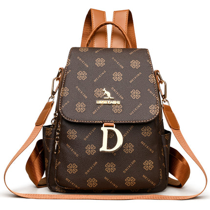 2024 new large-capacity commuter leisure travel backpack fashion lightweight bag high-end shoulder bag a generation of hair