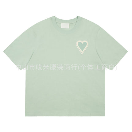 2024 European and American Trendy Brand Spring and Summer New Three-Dimensional Big Red Logo Unisex Wholesale Dropshipping