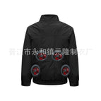Black four-hole single coat / S/M