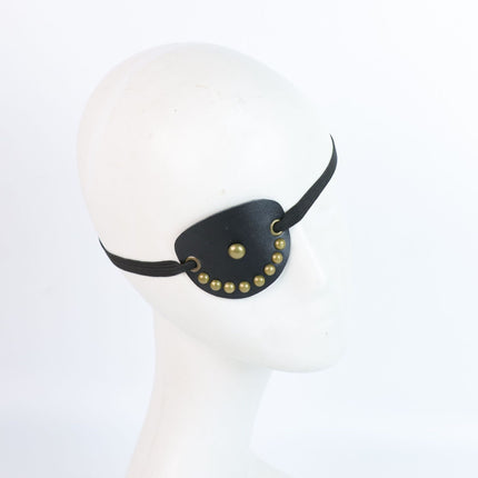 Halloween Pirates of the Caribbean Single Eye Mask Vintage Leather Single Eye Mask Medieval Gothic Single Eye Mask