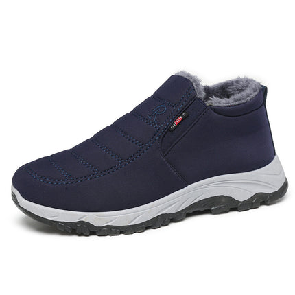Cotton Shoes Women's Winter New Shoes Women's Foreign Trade Couple's Walking Shoes fleece-lined Thickened Snow Boots for Women