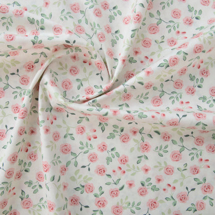 160cm cotton twill fabric pastoral floral cotton fabric handmade clothing bedding cotton flower flower
