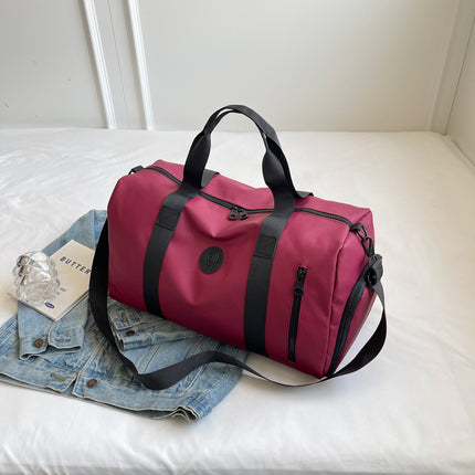 Portable Travel Bag, Men's Casual Cross-Body Sports Fitness Bag, Dry and Wet Separation Training Bag, Women's Business Trip Luggage Bag