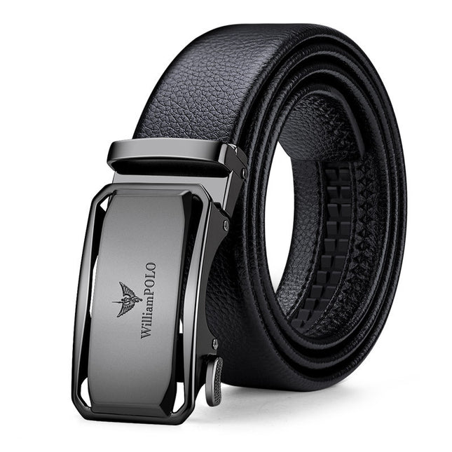 King Paul New Men's Leather Belt High-end Sense Pure Cowhide Trouser Belt Business All-match Trendy Belt Batch