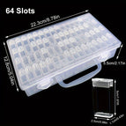 64 square small square bottle (with stickers)