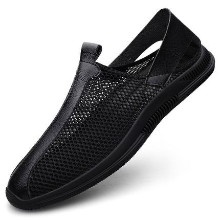 Men's new summer mesh shoes men's breathable cool shoes mesh shoes soft bottom breathable casual shoes lazy mesh men's shoes