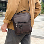 Brown lychee pattern large bag