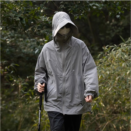 Sun Protection Clothing Men's Ice Silk Summer Thin Mountain Style Outdoor Functional Hooded Jacket Trendy Brand Loose Sun Protection Clothing