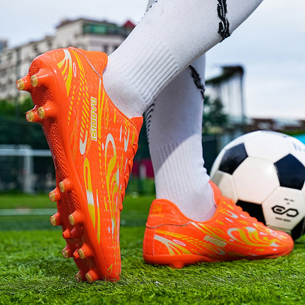 Cross-border football shoes AG spikes broken nails boys and girls children young students professional competition training sneaker wholesale