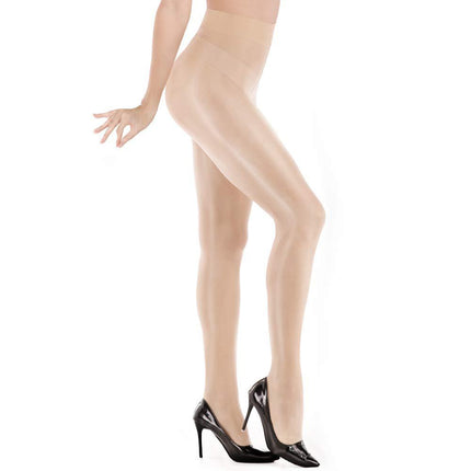Seamless Aurora Horse Oil Socks Love Hollow Waist Apple Hip Sexy Socks Sexy Oil Glossy Stockings