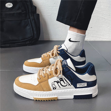 Canvas Shoes Men's Summer Casual Trendy Shoes Burgundy Sneakers American Trendy Brand Niche Design High-End Spring and Summer