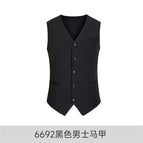 6692 black men's vest / S