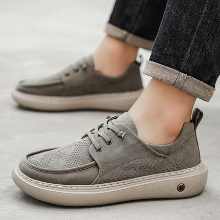 Light Luxury Designer Summer Mesh Breathable Fashionable Casual Work Shoes Lazy Slip-On Retro Men's Shoes