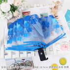 [fully automatic folding transparent leaves] blue