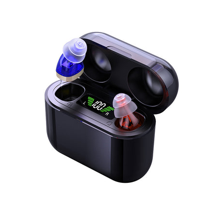 Cross-border in-the-ear digital hearing aid sound amplifier sound collector mobile charging bin hearing aid