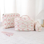 1#Pink bow / Small size-pencil bag (19*6*8)