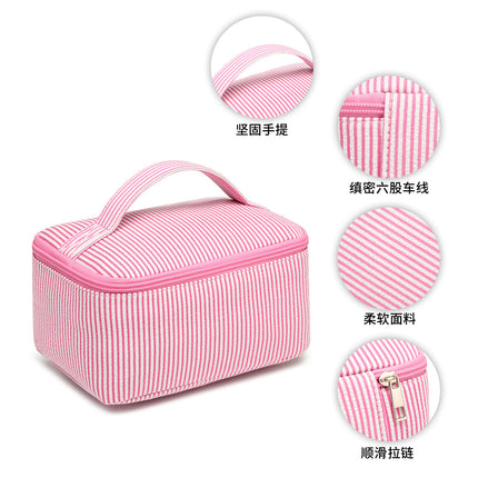 New Factory in stock Portable Cosmetic Storage Bag Handbag Nordic Ins Style Clutch Bag Large Capacity Washing Bag