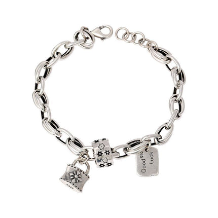 Six-pointed Star Old 925 Sterling Silver Bracelet Women's Autumn and Winter 2025 New Ins Niche Design Cold Style Couple Bracelet