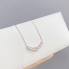 Smile necklace [40+5cm] rose gold