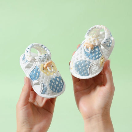 Baby summer sandals men and women toddler shoes 0-1 years old baby breathable single mesh shoes children soft bottom non-slip shoes